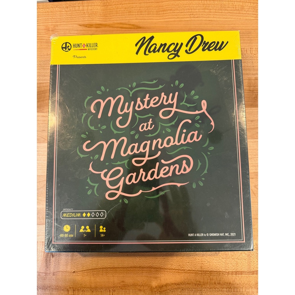 NEW Sealed Nancy Drew Mystery at Magnolia Gardens Hunt A Killer Board Game